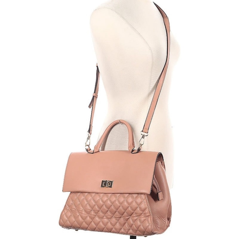STOLEN ❌Argyle Stitched Peach/Tan Purse Shoulder Bag